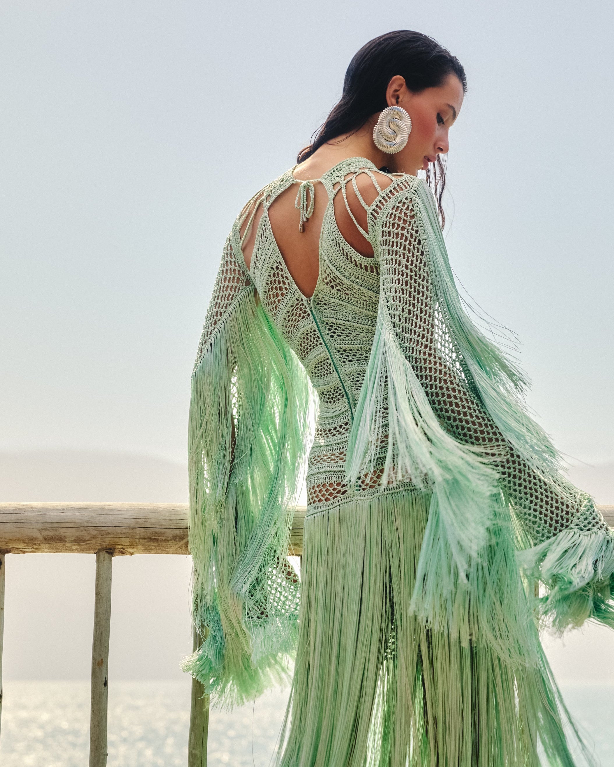 Vestido longo Agua viva - AMMI