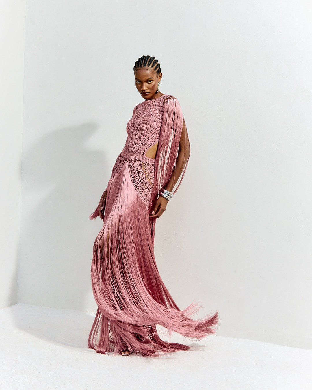 Vestido longo Bonito Rosa Goiaba - Ammi