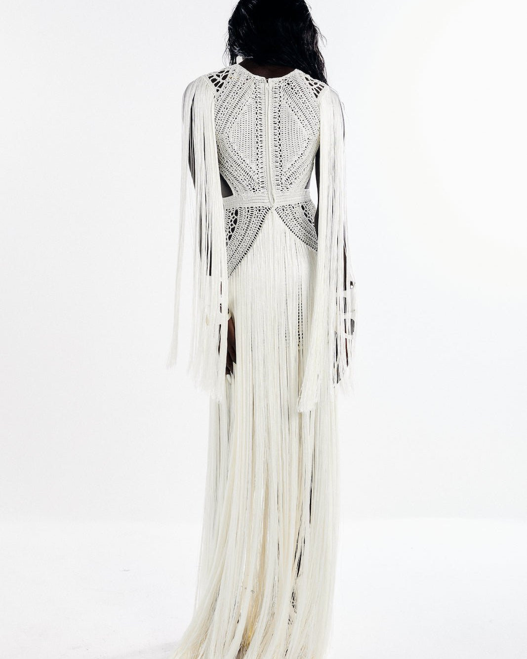 Vestido longo Bonito Off White - Ammi