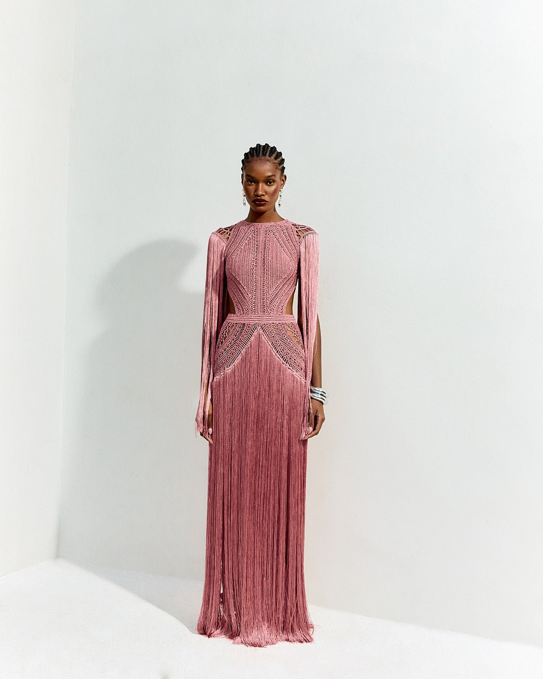 Vestido longo Bonito Rosa Goiaba - Ammi