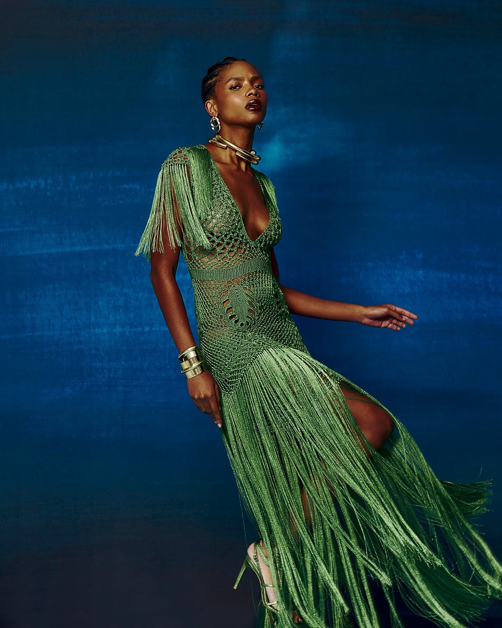 Vestido longo Costa Rica Verde - Ammi