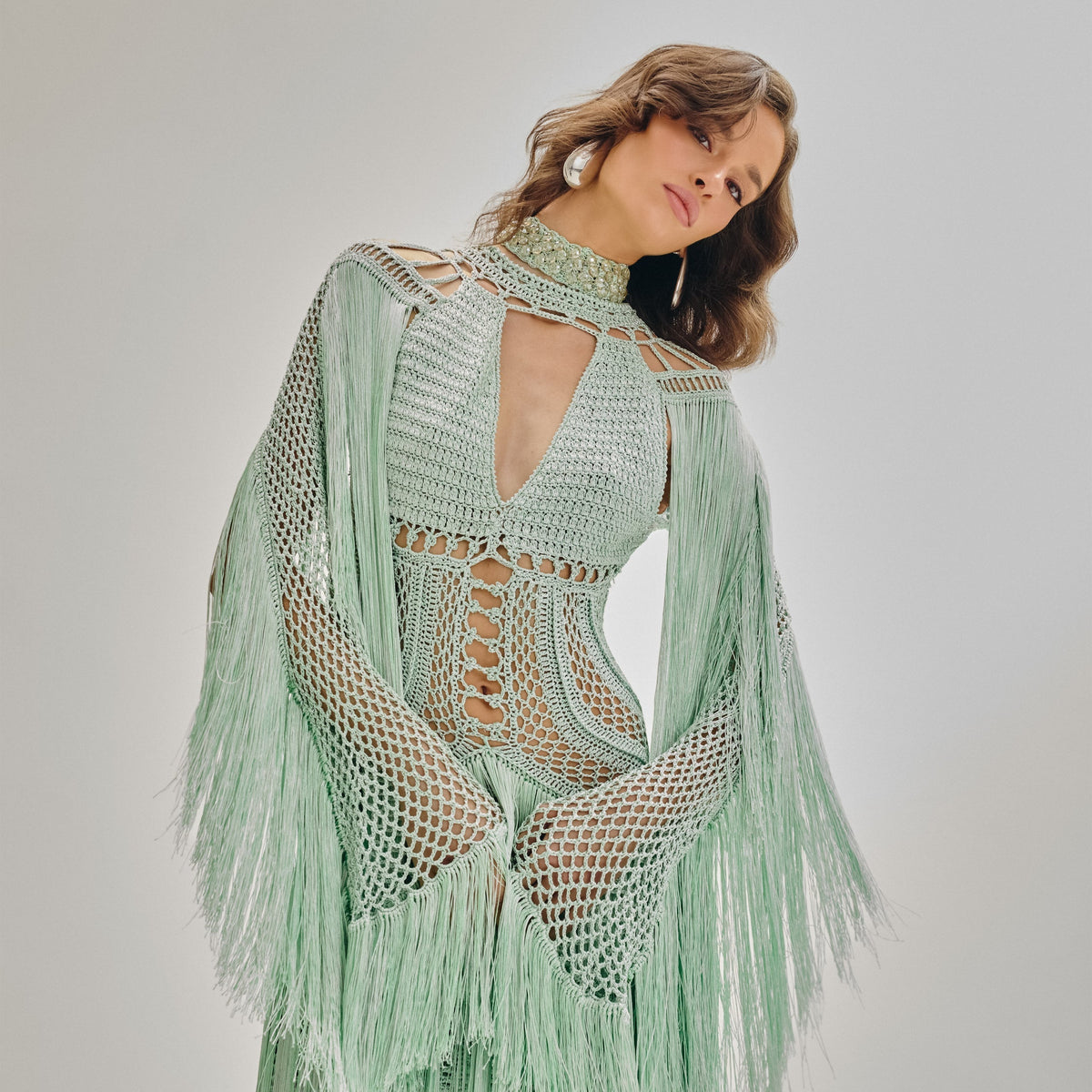 Vestido longo Água viva - Ammi Brazil
