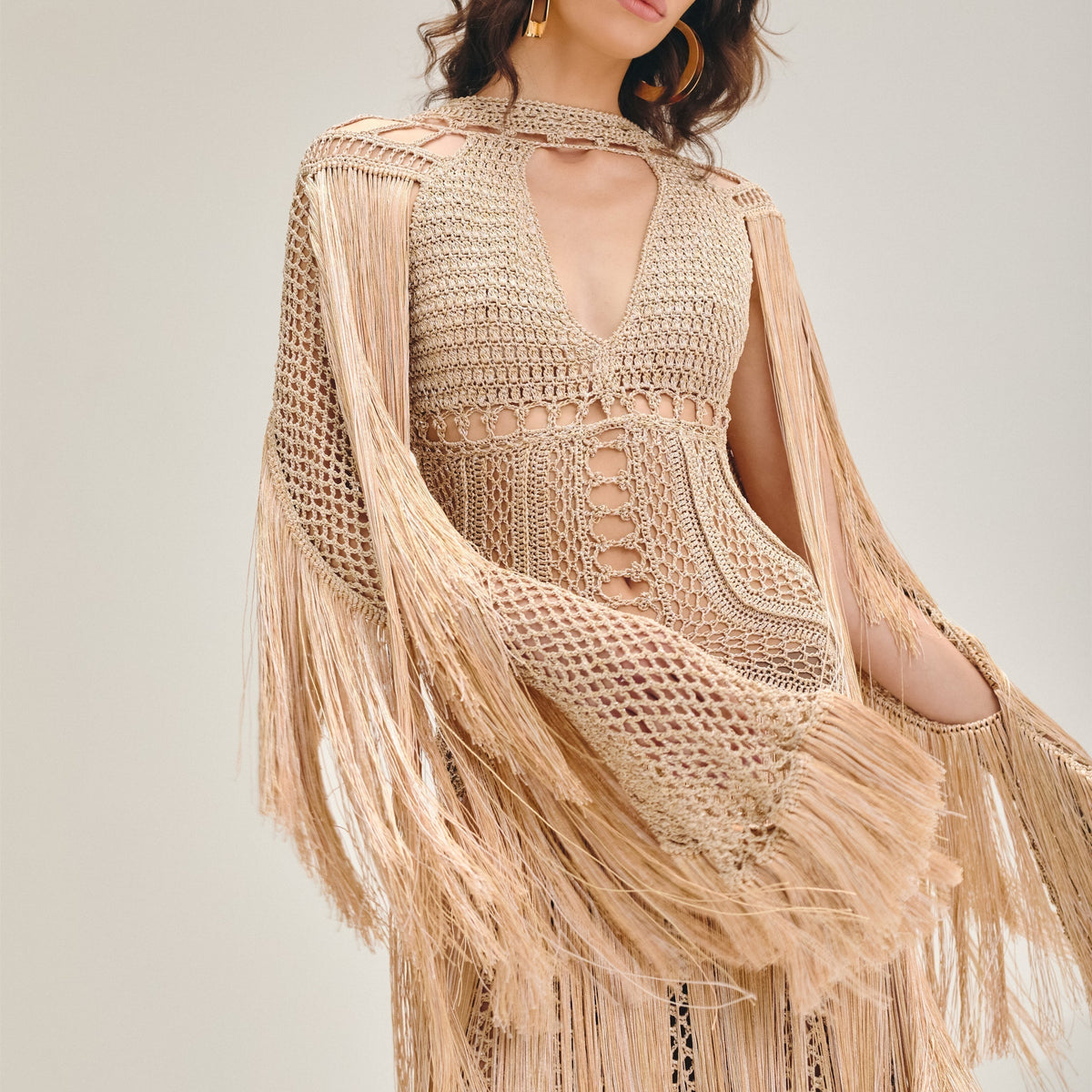 Vestido longo Água viva - Ammi Brazil