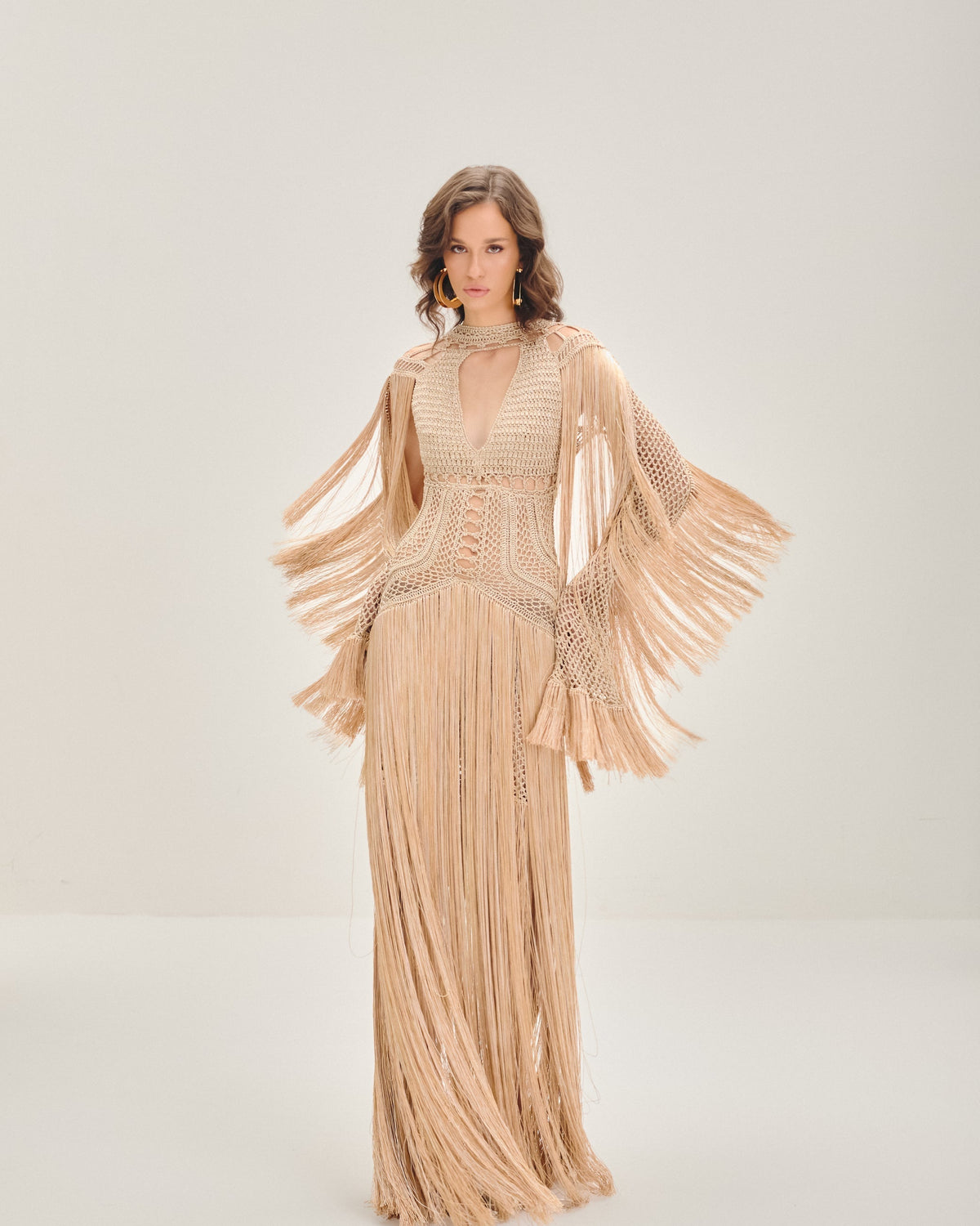 Vestido longo Água viva - Ammi Brazil