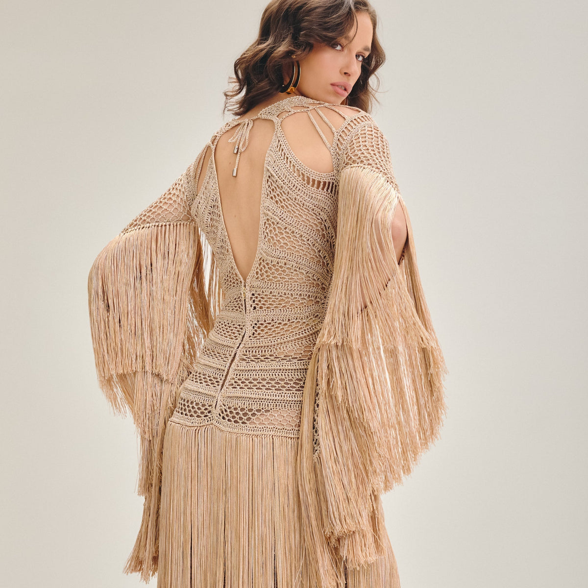 Vestido longo Água viva - Ammi Brazil