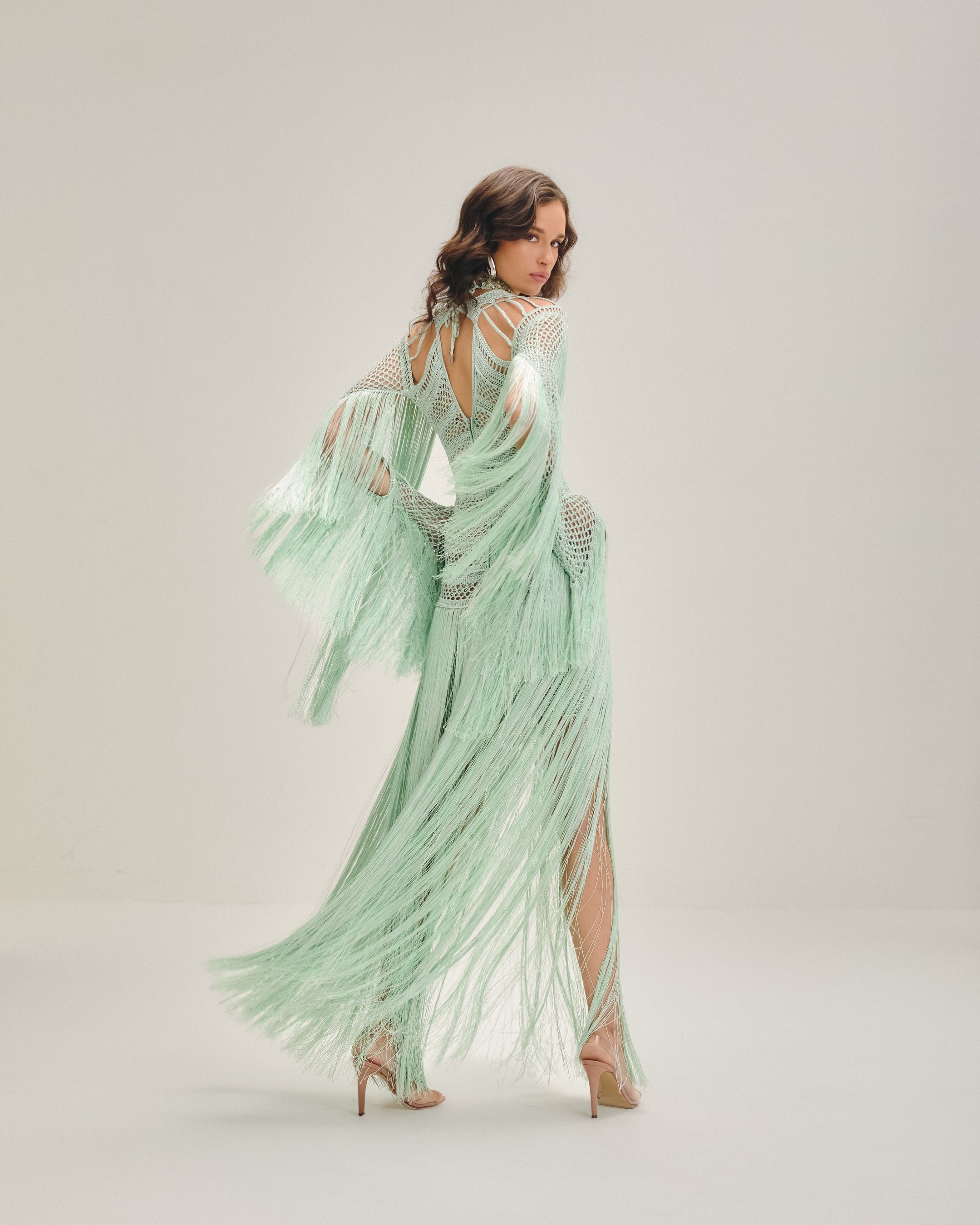 Vestido longo Água viva - Ammi Brazil