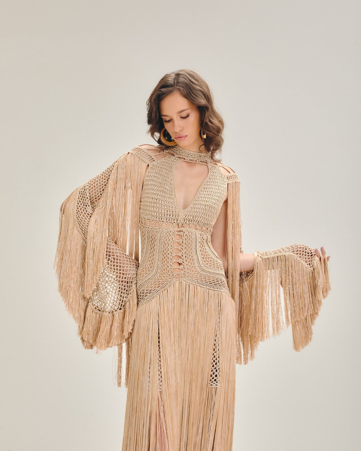 Vestido longo Água viva - Ammi Brazil
