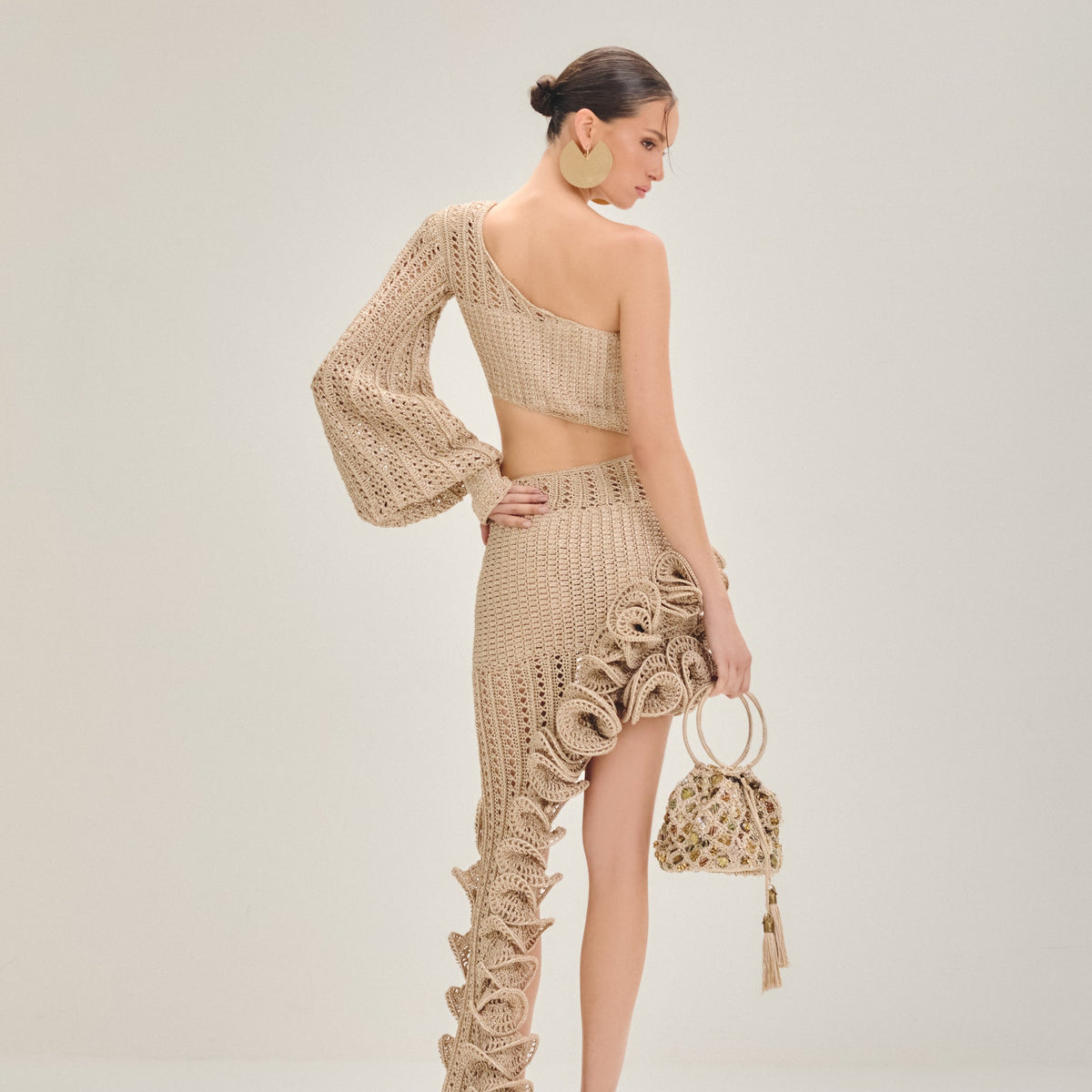 Vestido longo Areia - Ammi Brazil