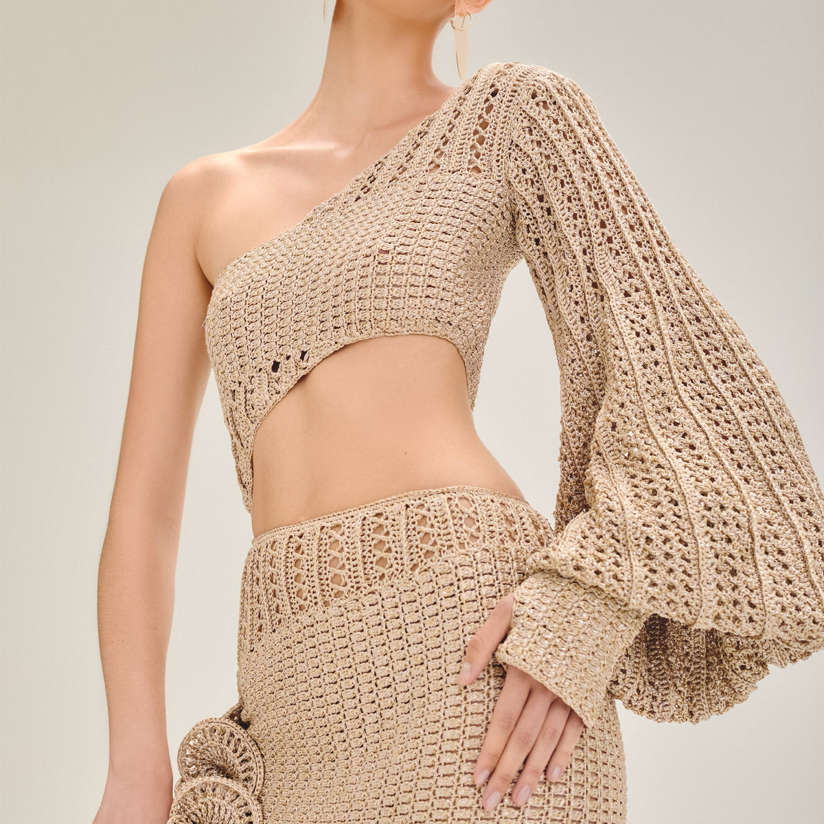 Vestido longo Areia - Ammi Brazil