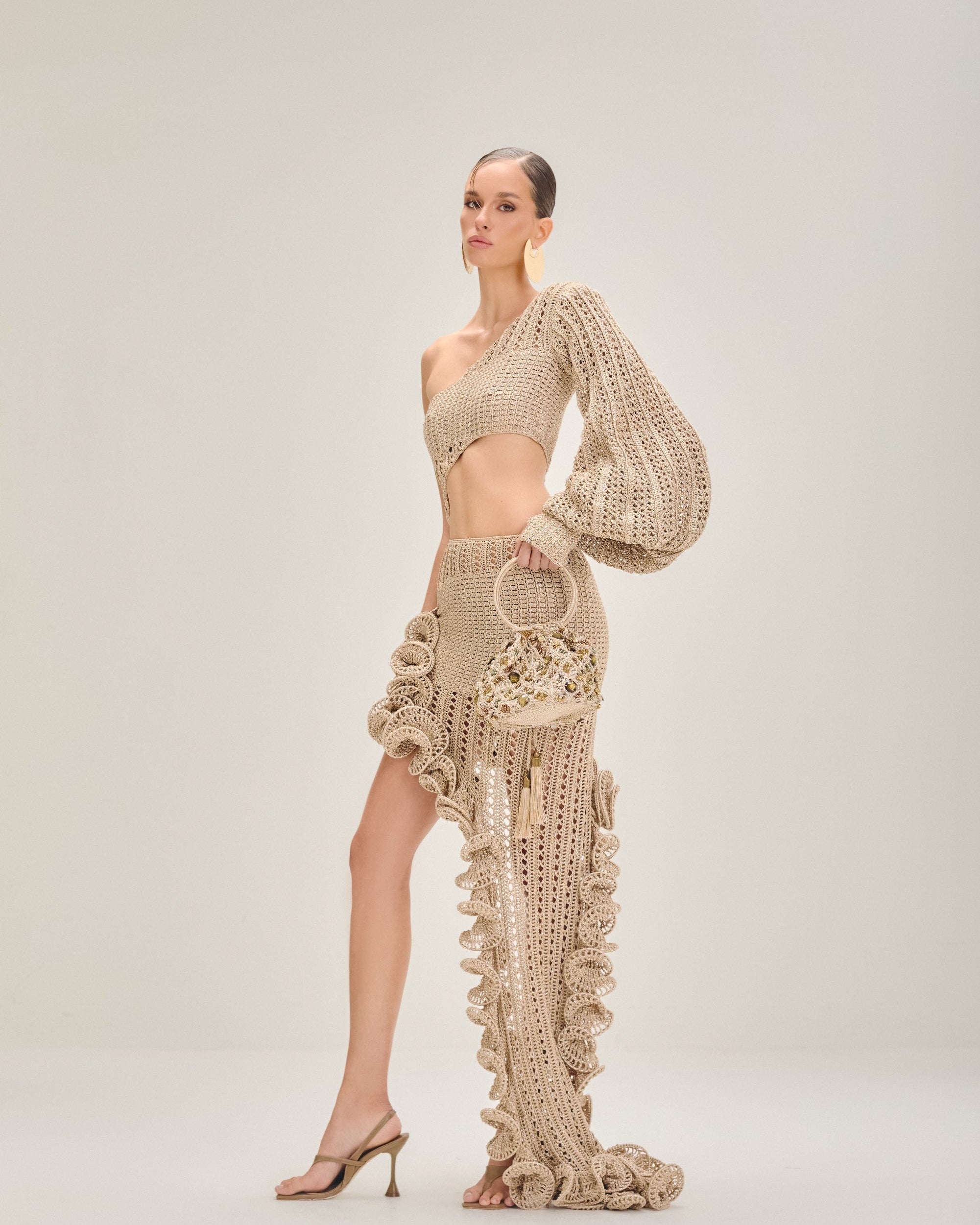 Vestido longo Areia - Ammi Brazil