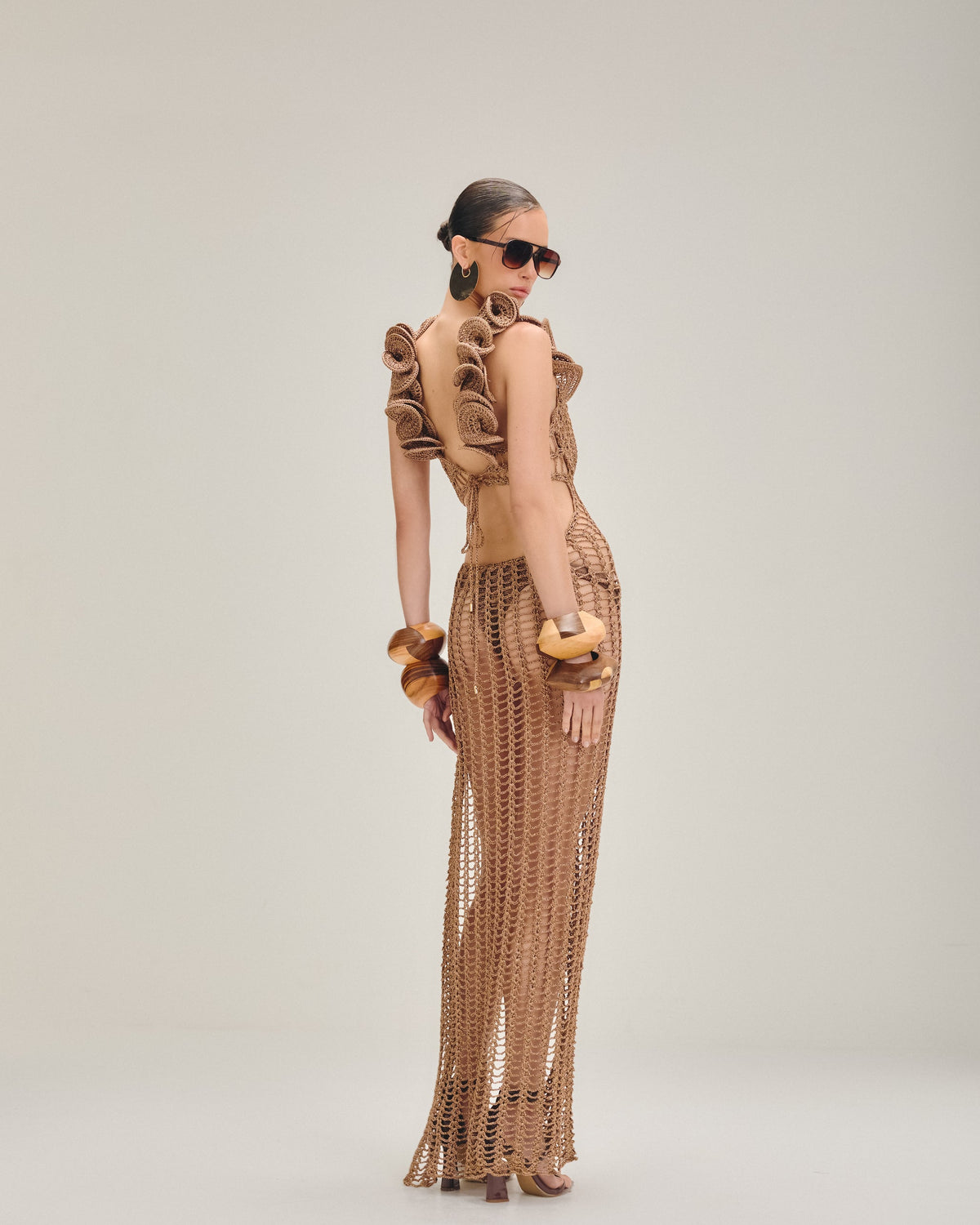 Vestido longo Concha - Ammi Brazil