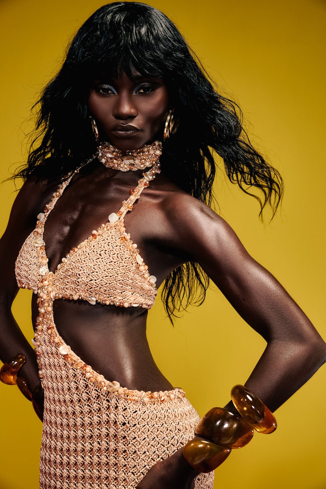 Vestido Selina Longo Bordado - Ammi