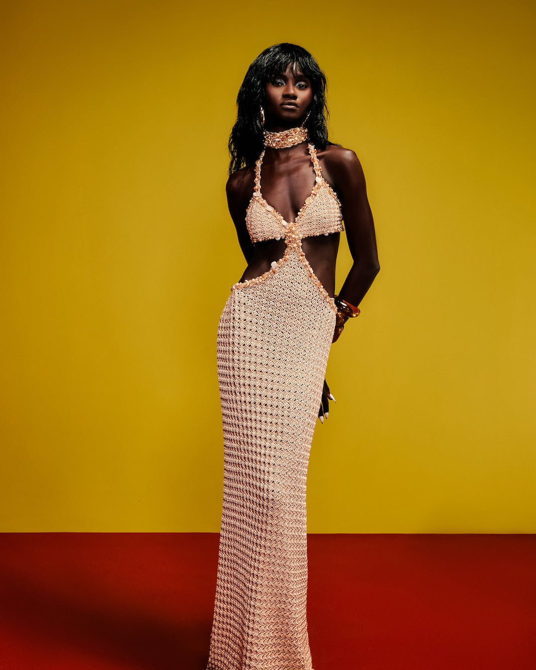 Vestido Selina Longo Bordado - Ammi