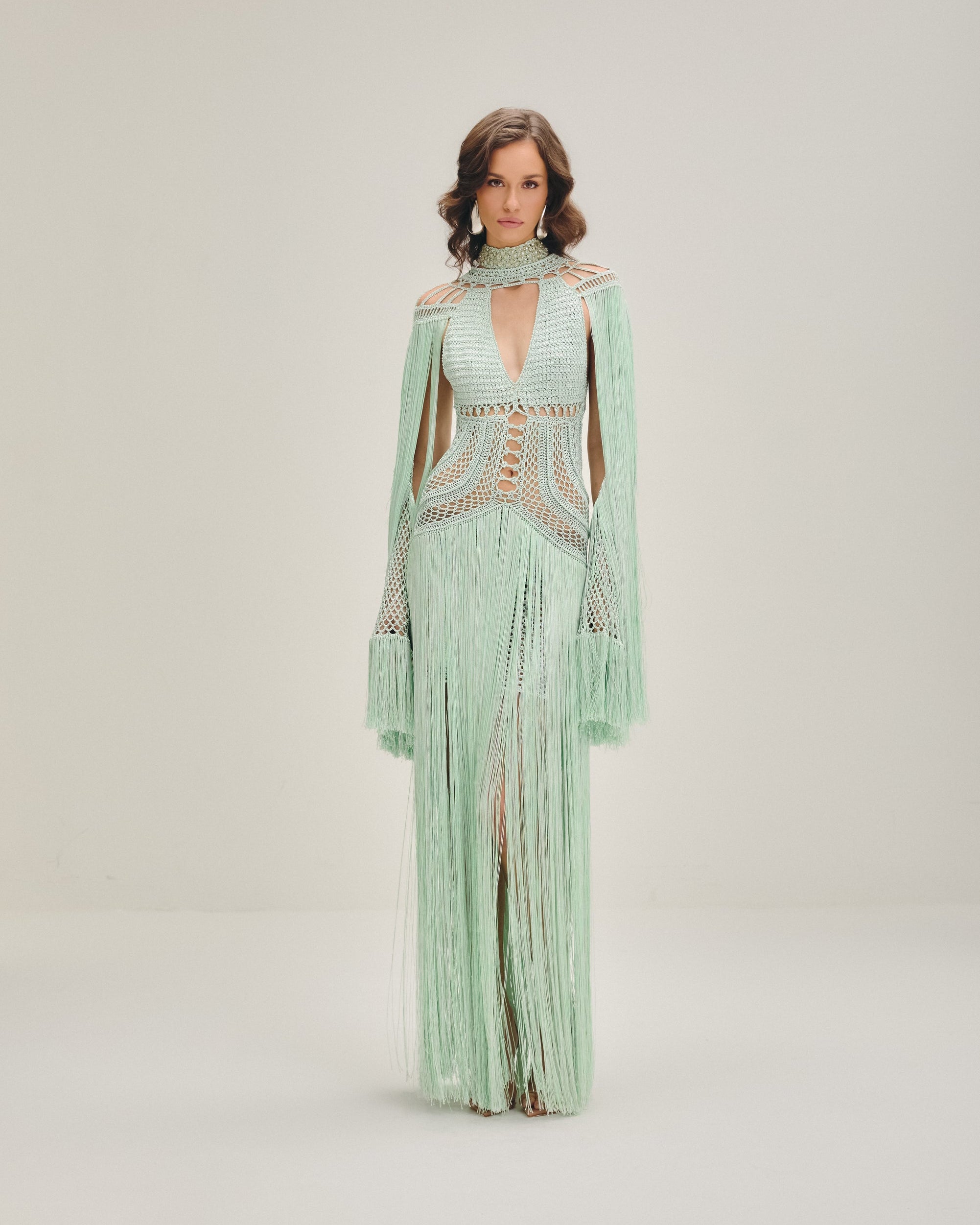 Vestido longo Agua viva - AMMI