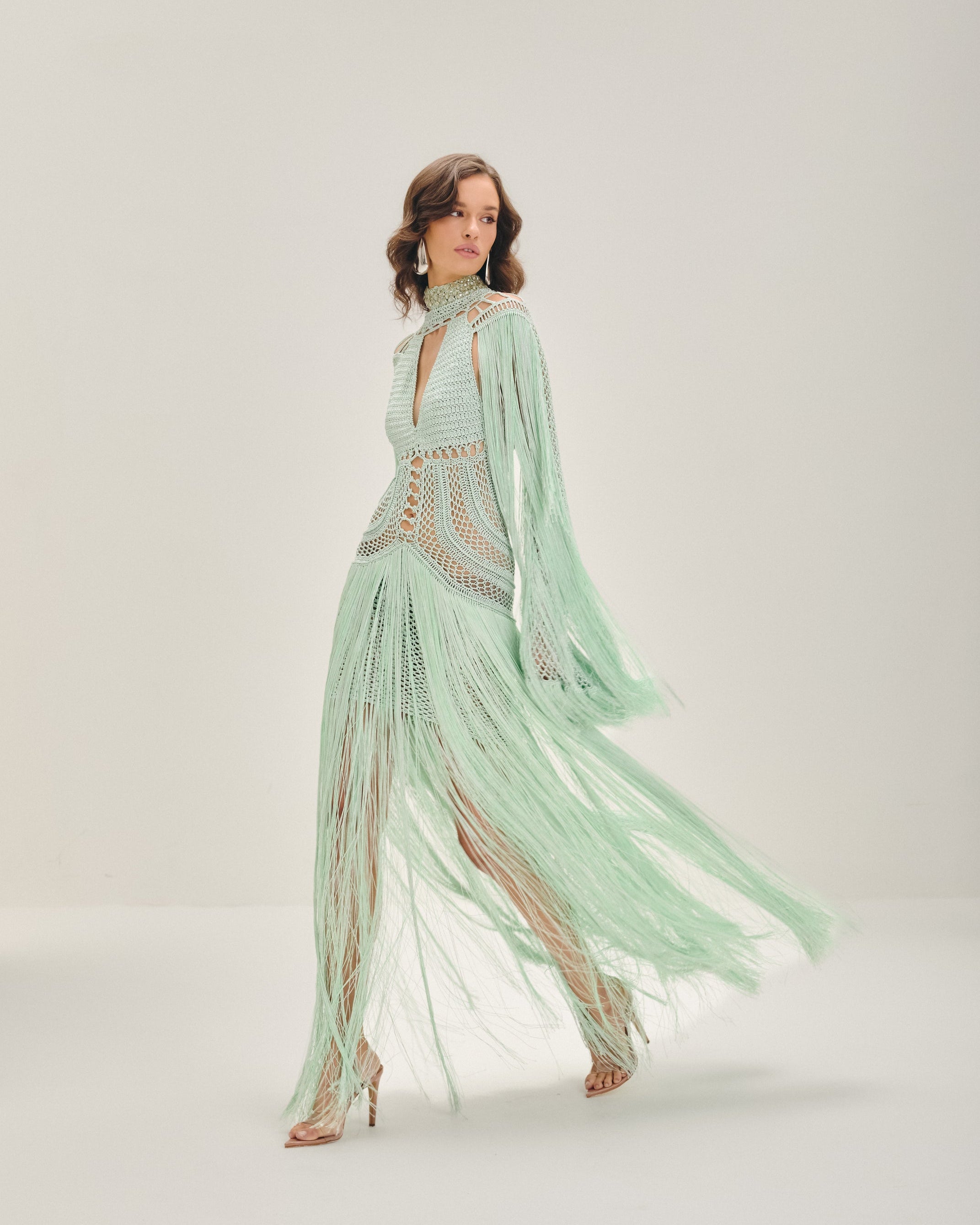 Vestido longo Agua viva - AMMI