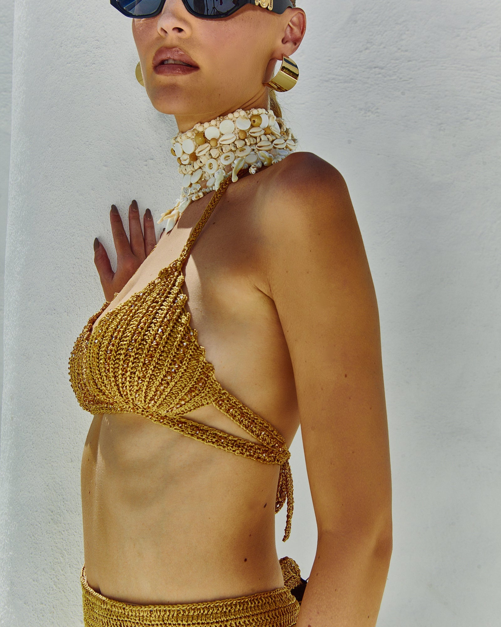 Top Concha Swarovski - Ammi