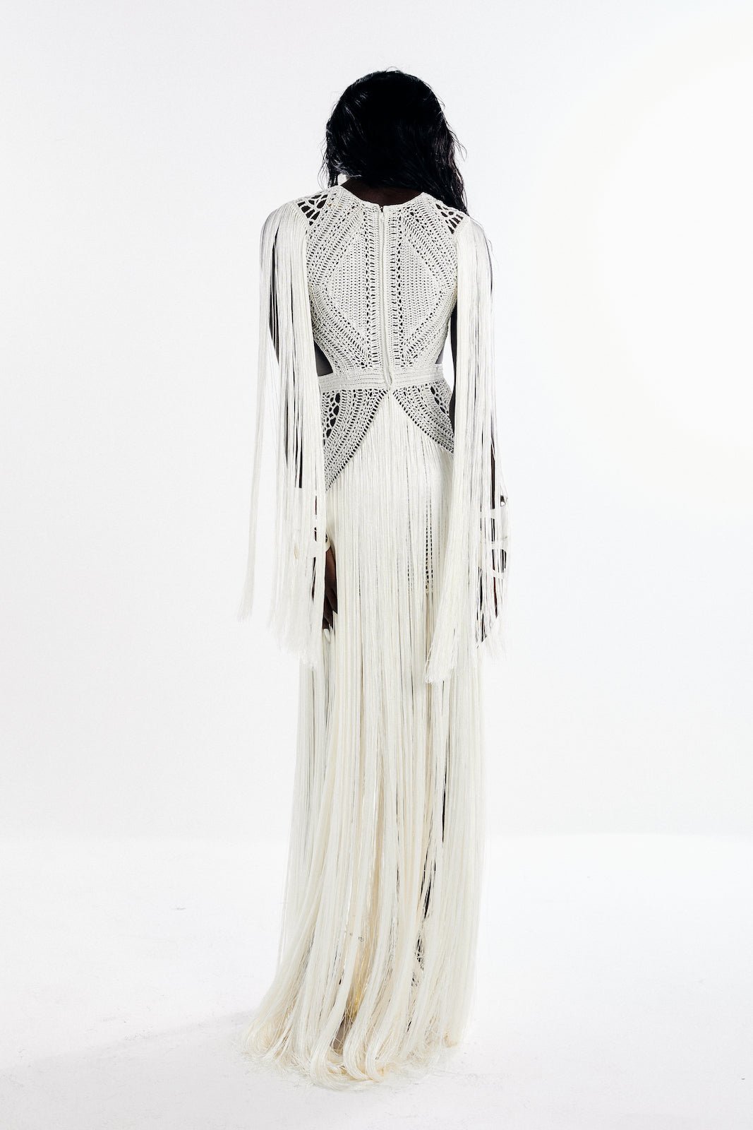 Vestido longo Bonito Off White - Ammi