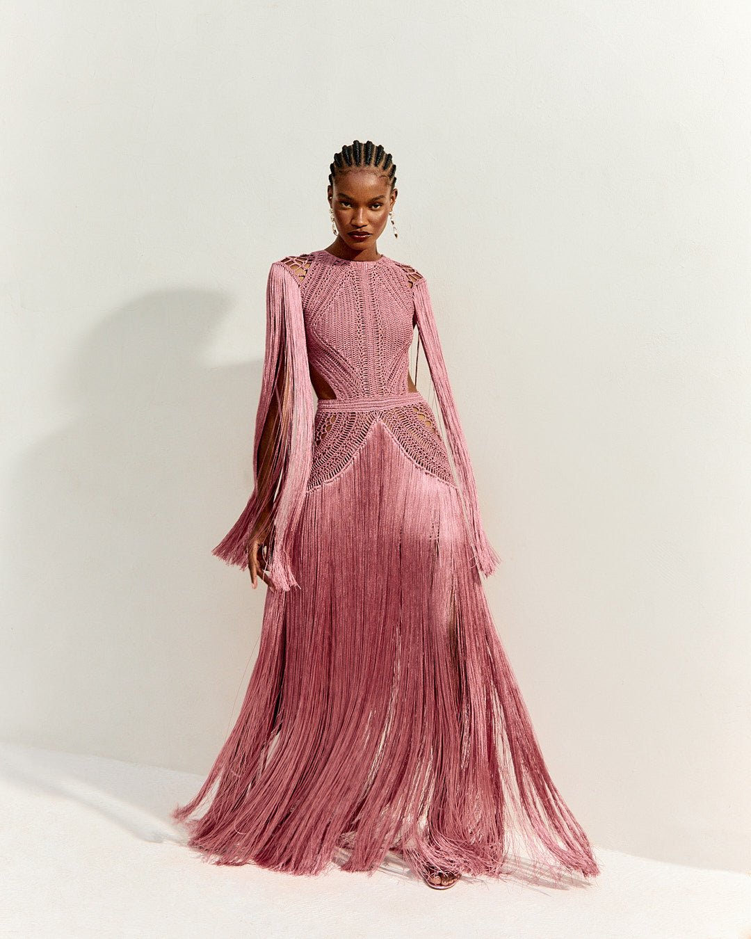 Vestido longo Bonito Rosa Goiaba - Ammi