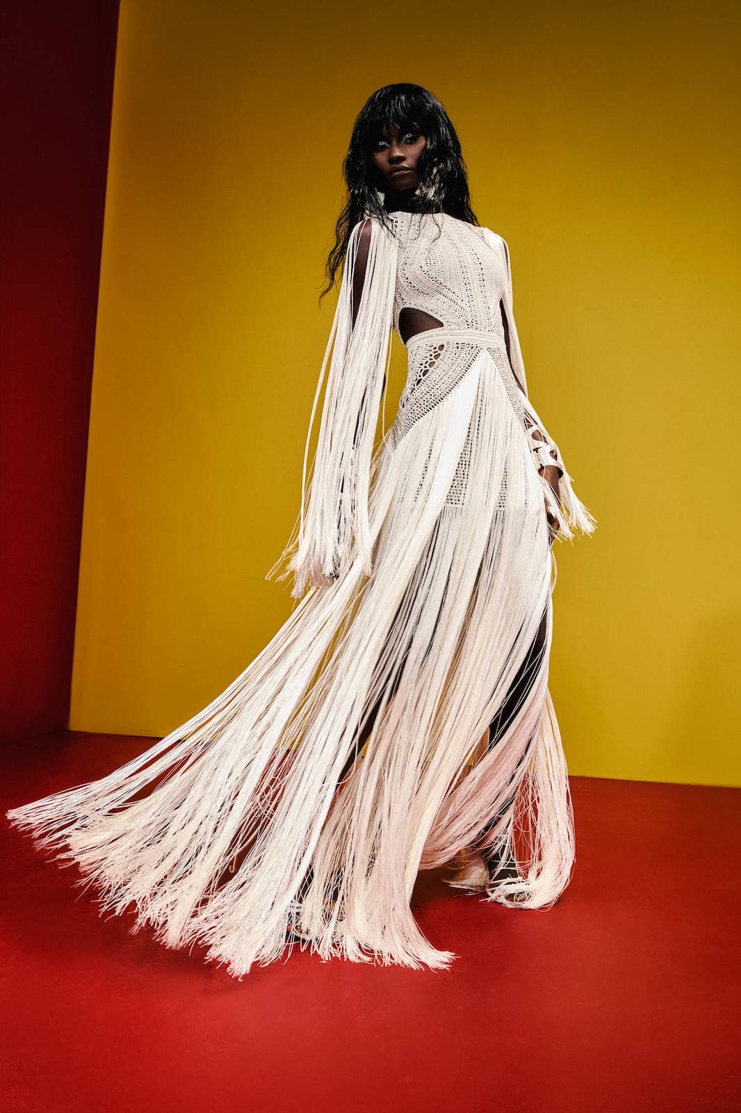 Vestido longo Bonito Off White - Ammi