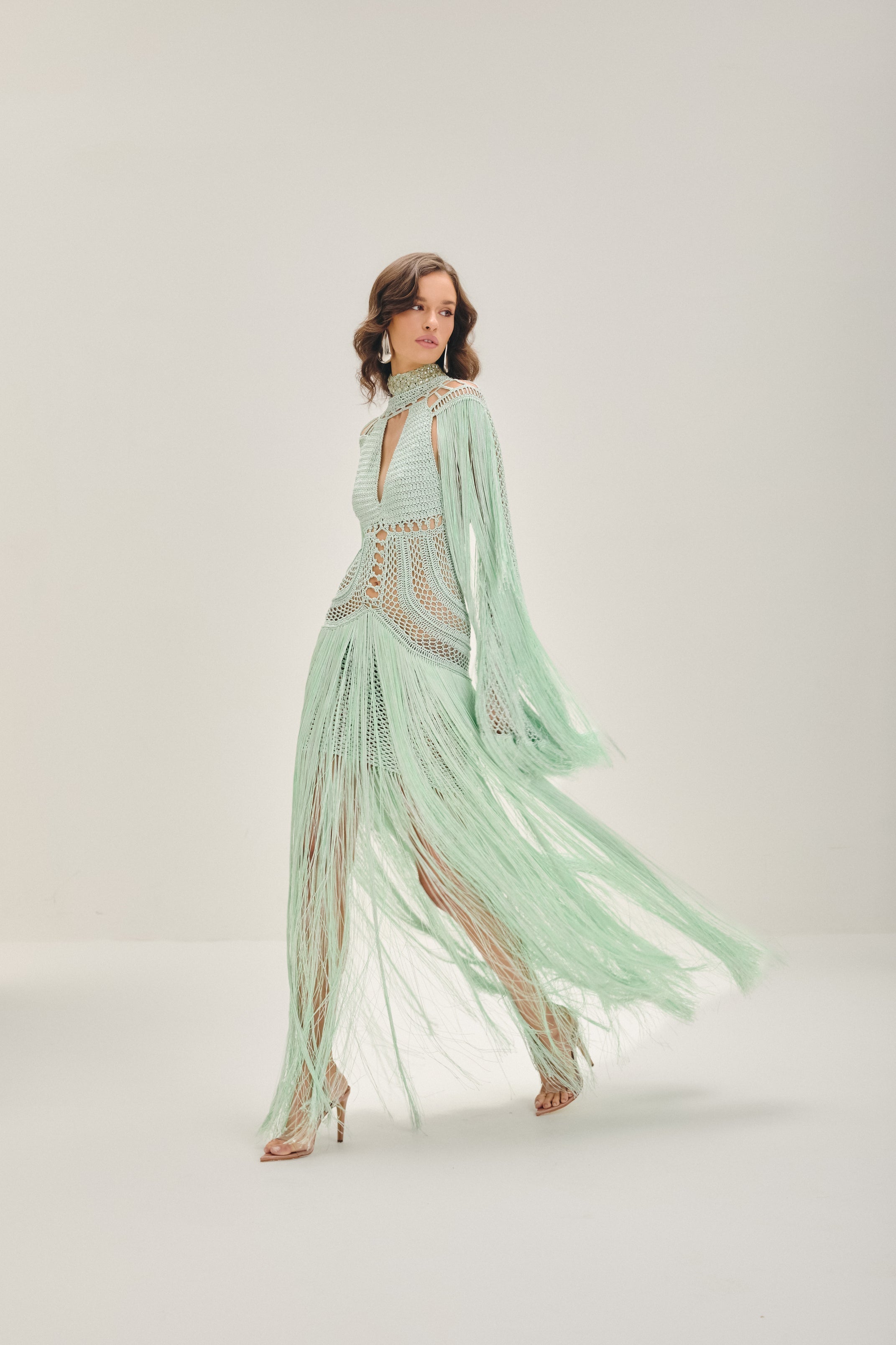Vestido longo Água viva - Ammi Brazil