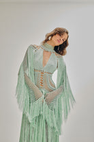 Vestido longo Água viva - Ammi Brazil