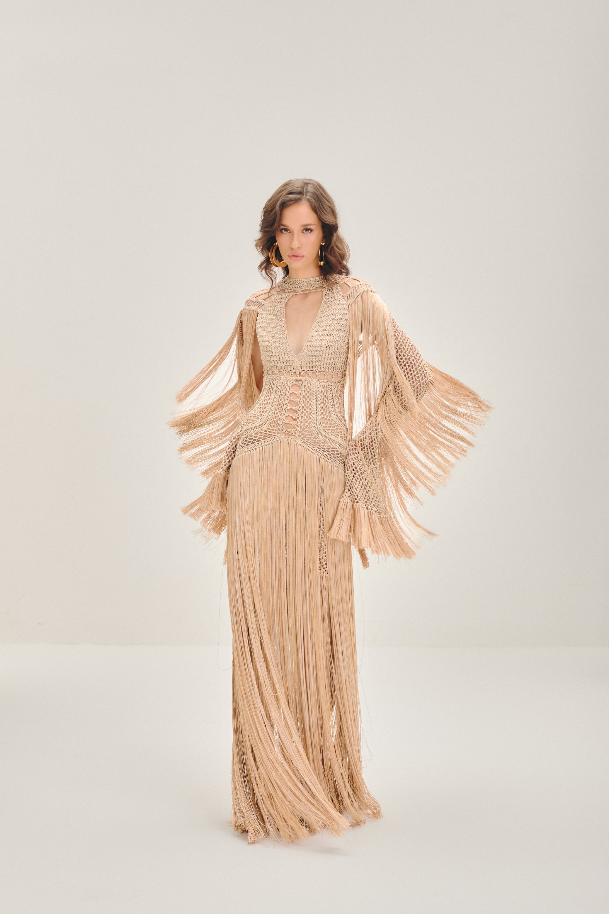 Vestido longo Água viva - Ammi Brazil