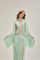 Vestido longo Água viva - Ammi Brazil