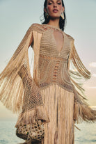 Vestido longo Água viva - Ammi Brazil