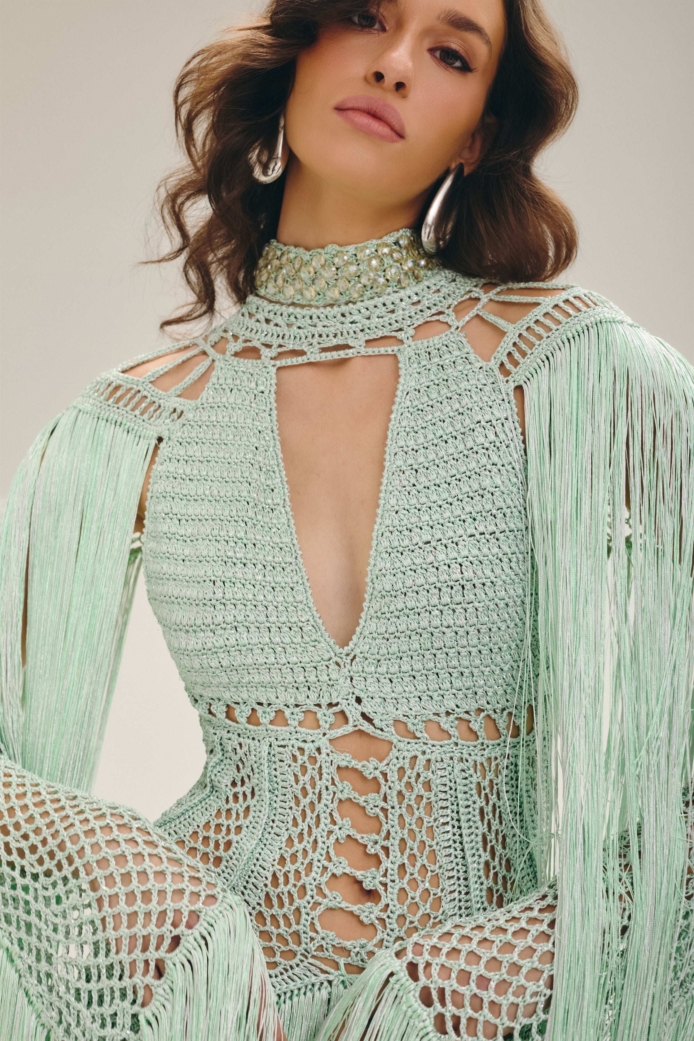 Vestido longo Água viva - Ammi Brazil