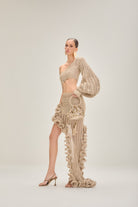 Vestido longo Areia - Ammi Brazil
