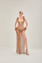 Vestido longo Concha - Ammi Brazil