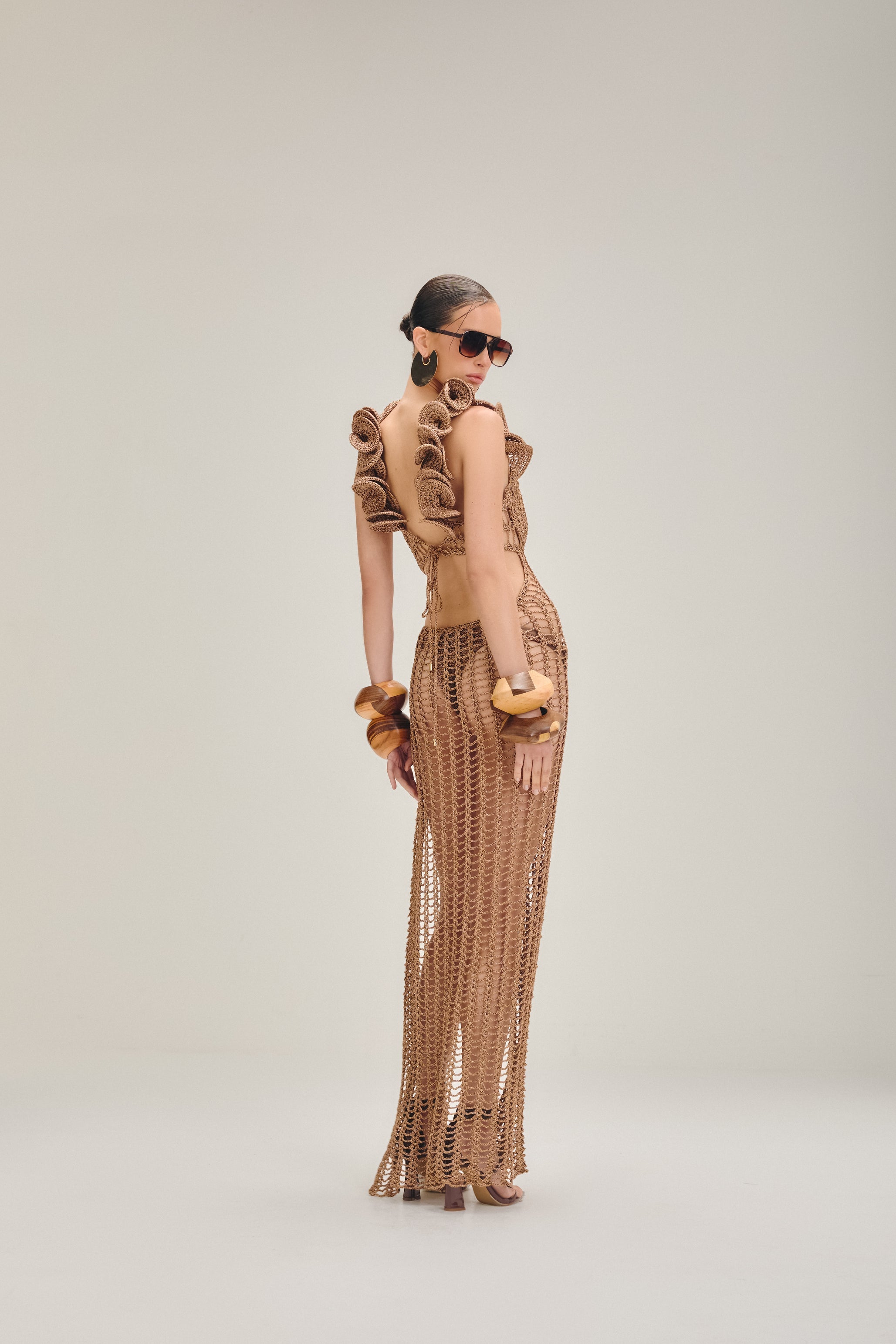 Vestido longo Concha - Ammi Brazil
