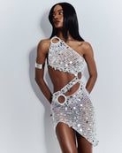 Vestido Ouro Branco Curto - Limited Edition - Ammi