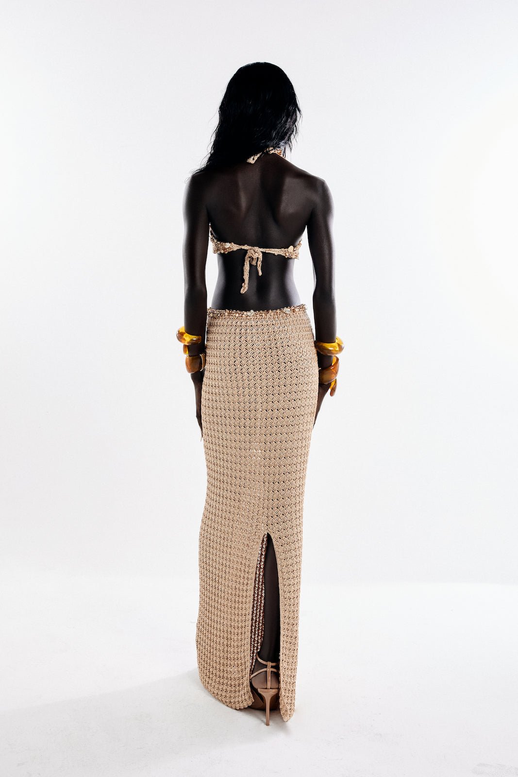 Vestido Selina Longo Bordado - Ammi