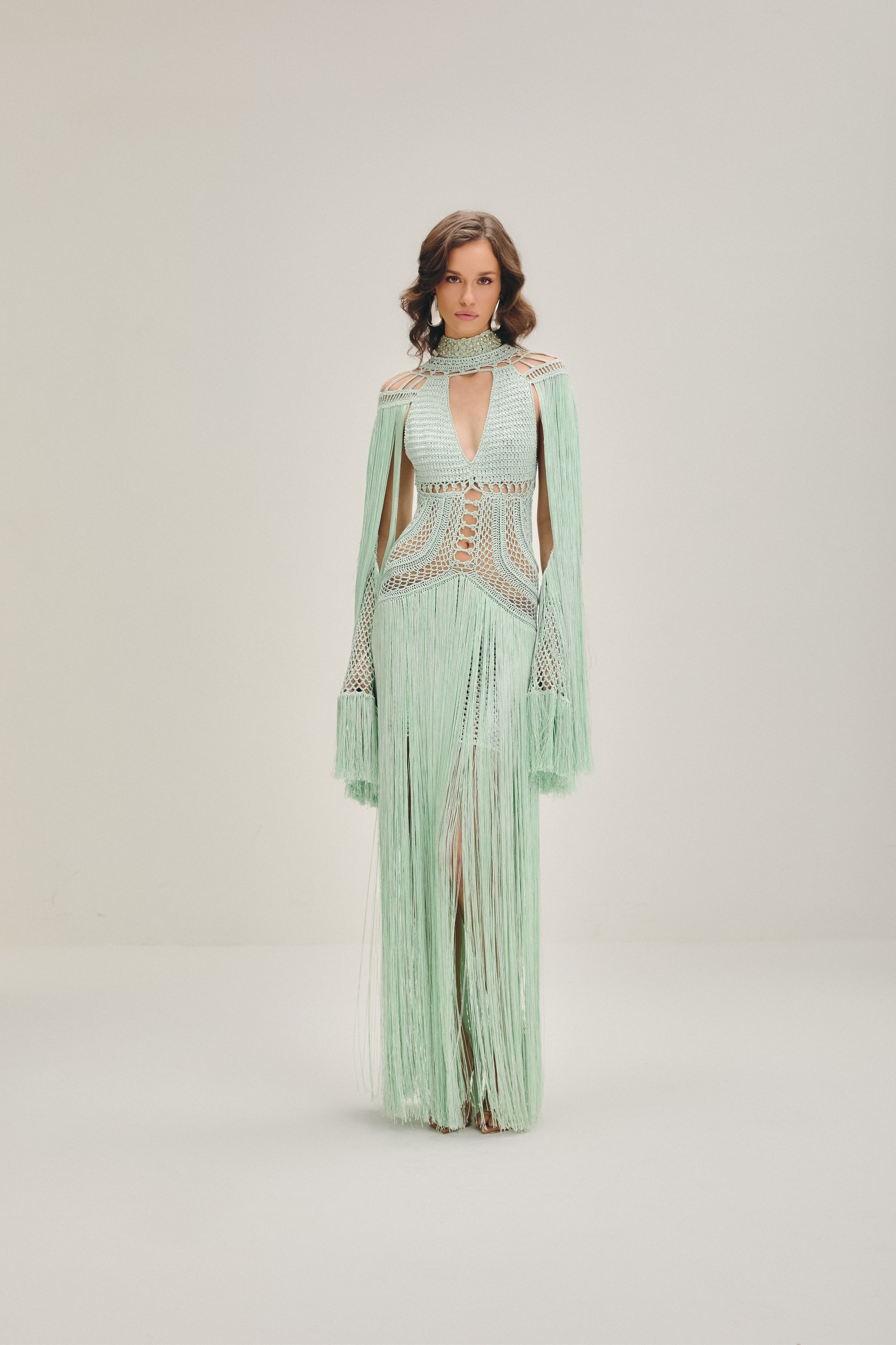 Vestido longo Agua viva - AMMI
